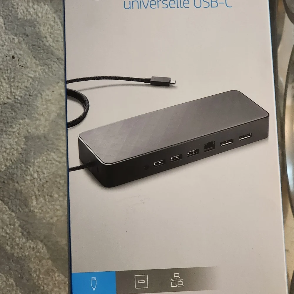 HP 1MK33AA#ABA USB-C Universal Dock US